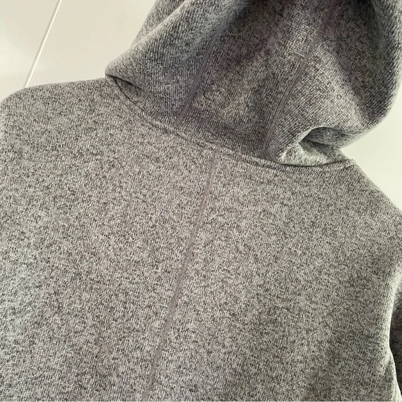 Stio Sweetwater Hoodie Fleece Grey Pullover Zip Hood Outdoor Knit Gorpcore - Picture 7 of 16